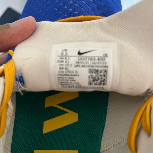 Men’s Nike Air Zoom Pegasus 38 A.I.R Jordan Moss- Style number - DO7763-400 - Picture 7 of 7